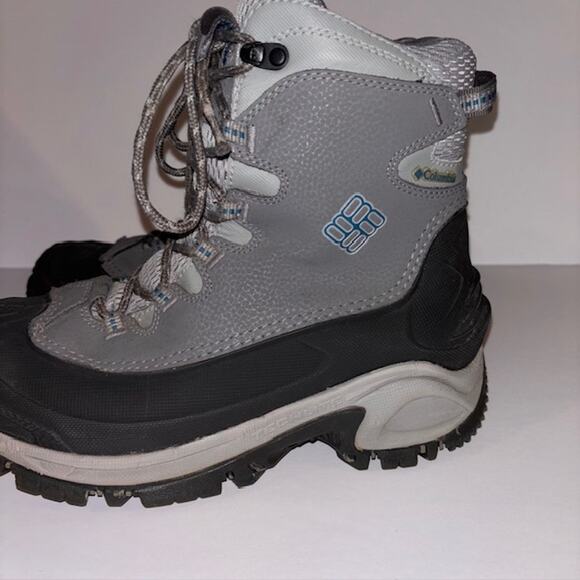 Columbia Boots 7.5 Bugaboot Snow Boots Gray Leather Waterproof - Picture 6 of 7